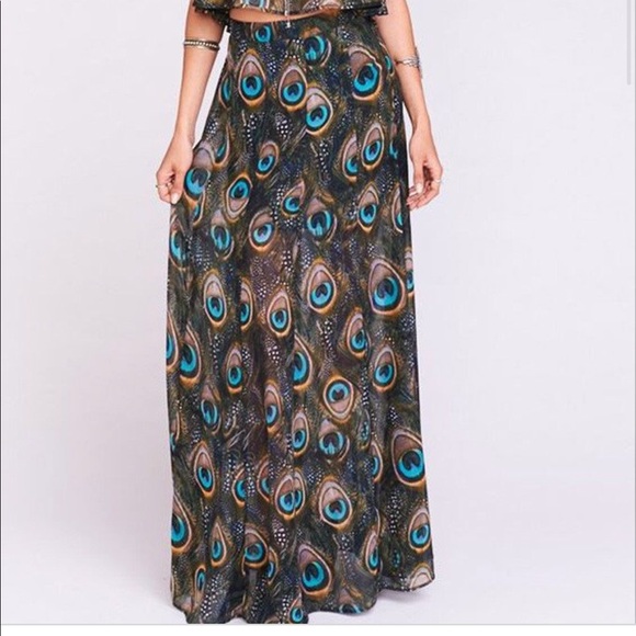 peacocks maxi skirts